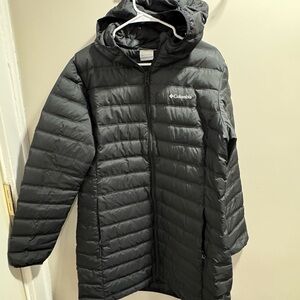 Columbia light winter jacket, I believe its the Lake 22 ling hooded jacket